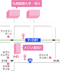 メゾン清田21地図
