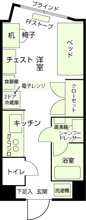 Type A間取り図